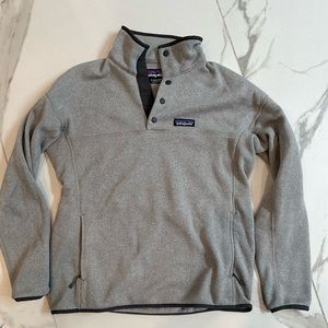 Patagonia quarter button snap up pullover